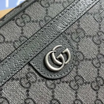 Gucci 760245 Ophidia GG Pouch Bag Grey