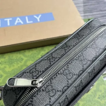 Gucci 760245 Ophidia GG Pouch Bag Grey