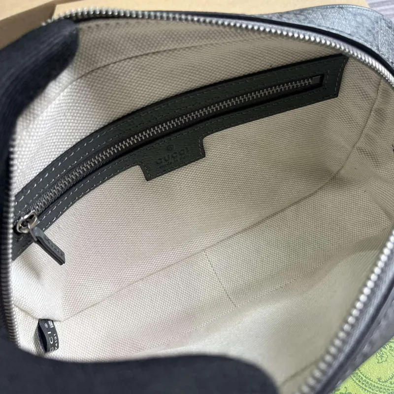 Gucci 760245 Ophidia GG Pouch Bag Grey