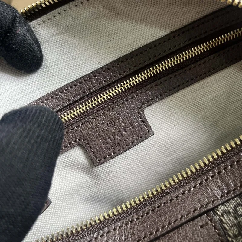 Gucci 772061 Gucci Ophidia GG Small top handle bag Brown