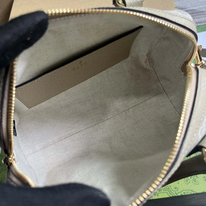 Gucci 772053 Gucci Ophidia GG Mini top handle bag Oatmeal