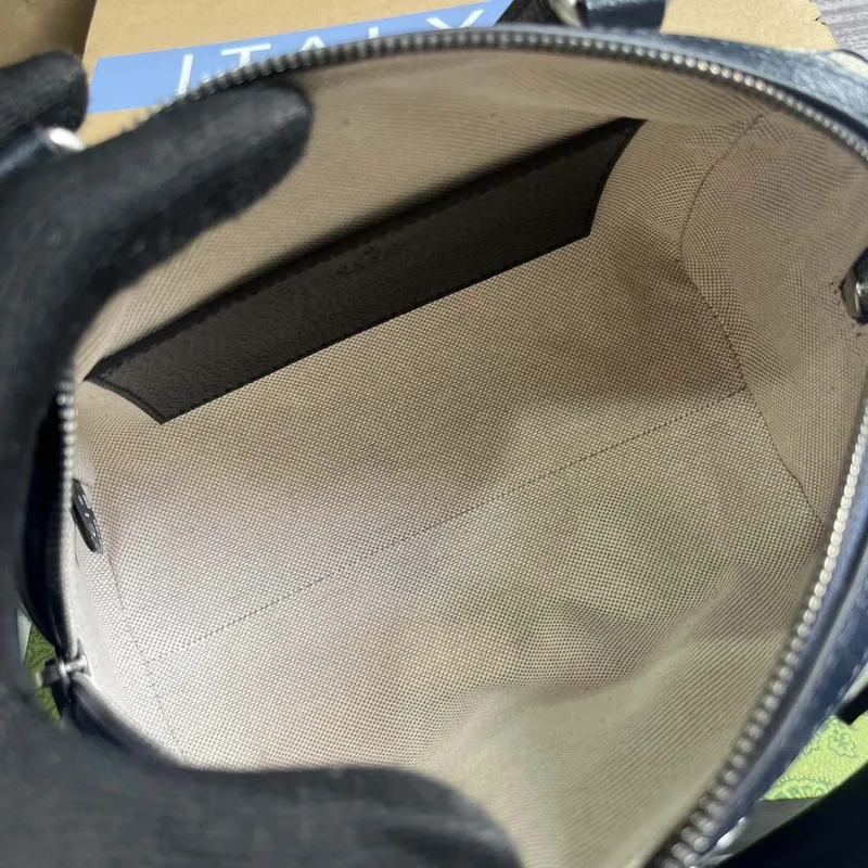 Gucci 772053 Gucci Ophidia GG Mini top handle bag Black