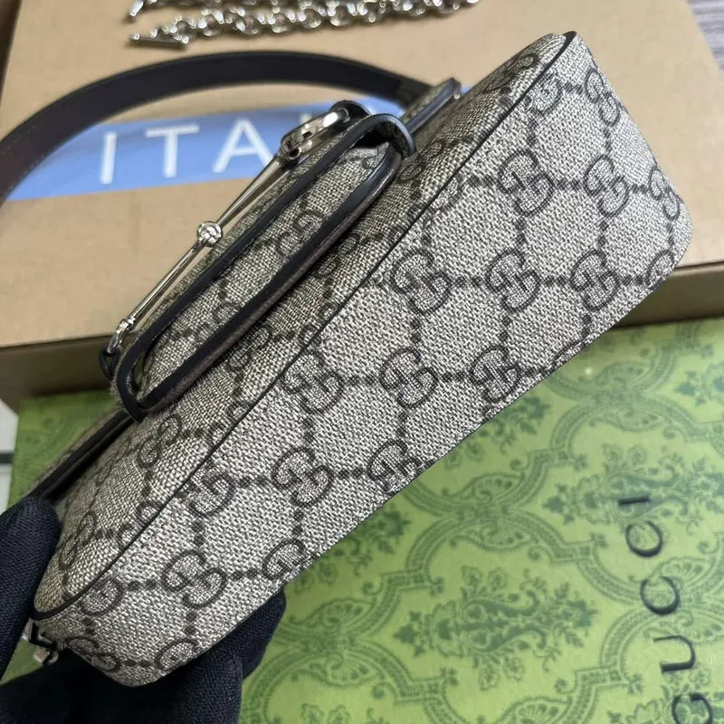 Gucci 774209 Gucci Horsebit 1955 Mini Shoulder Bag