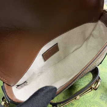 Gucci 774209 Gucci Horsebit 1955 Mini Shoulder Bag Brown