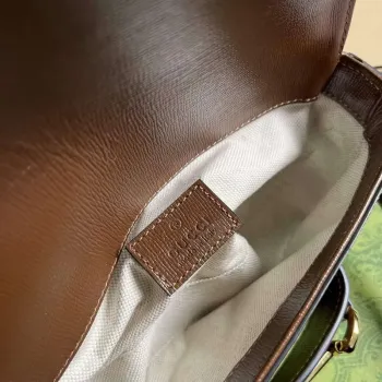 Gucci 774209 Gucci Horsebit 1955 Mini Shoulder Bag Brown