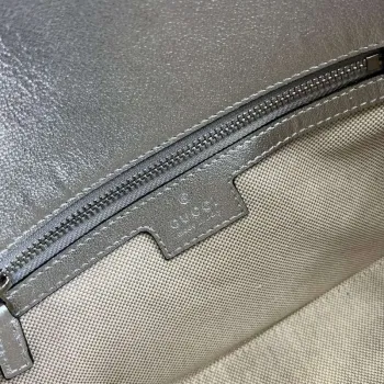 Gucci 764155 Gucci Horsebit 1955 Shoulder Bag Silver
