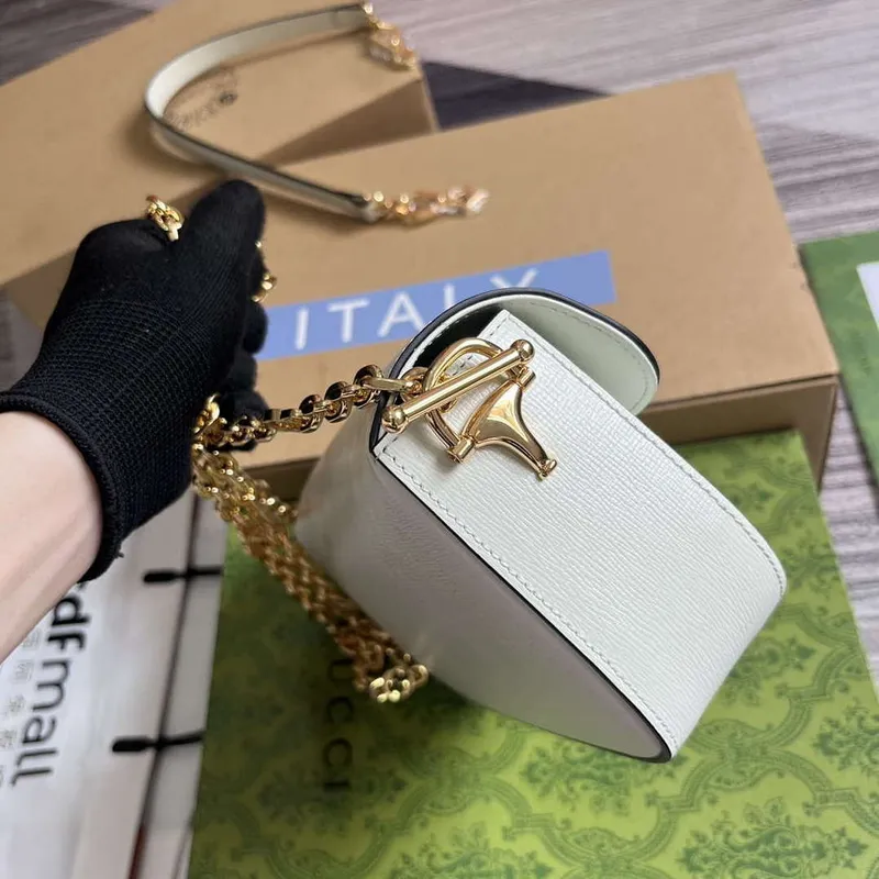 Gucci 735178 Gucci Horsebit 1955 small shoulder bag Mint Green