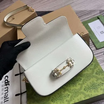 Gucci 735178 Gucci Horsebit 1955 small shoulder bag Mint Green