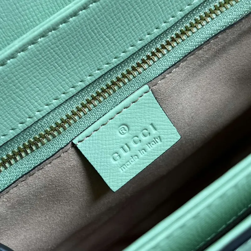 Gucci 602204 Horsebit 1955 shoulder bag Avocado Green