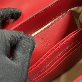 Gucci 703848 Gucci Horsebit 1955 Mini Bag Red crocodile leather