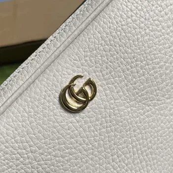 Gucci 772759 GG Marmont Mini Shoulder Bag White