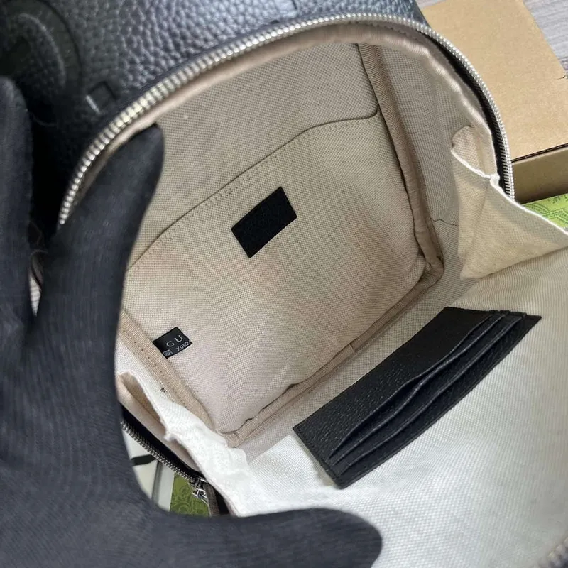 Gucci 766937 Jumbo GG Crossbody Bag Black