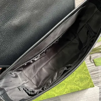 Gucci 756726 Jumbo GG Baby Changing Bag Black