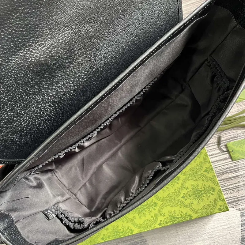 Gucci 756726 Jumbo GG Baby Changing Bag Black