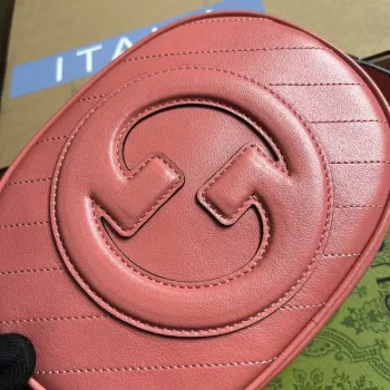 Gucci 760175 Blondie Mini Shoulder Bag Pink