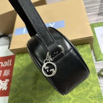 Gucci 760175 Blondie Mini Shoulder Bag Black