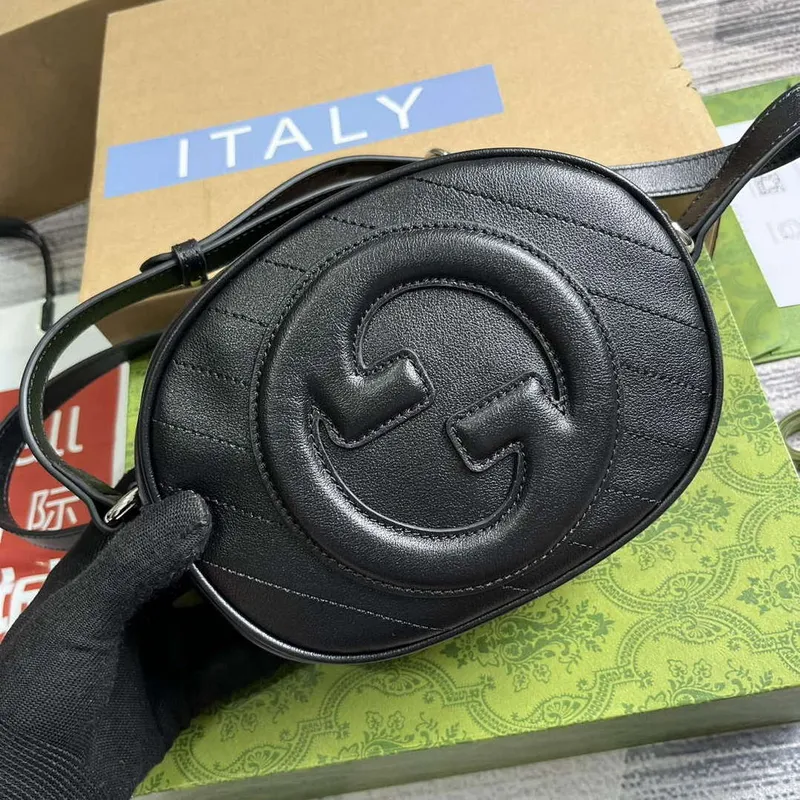 Gucci 760175 Blondie Mini Shoulder Bag Black