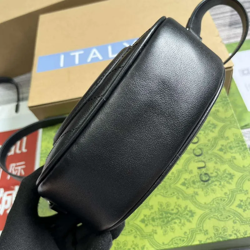 Gucci 760175 Blondie Mini Shoulder Bag Black