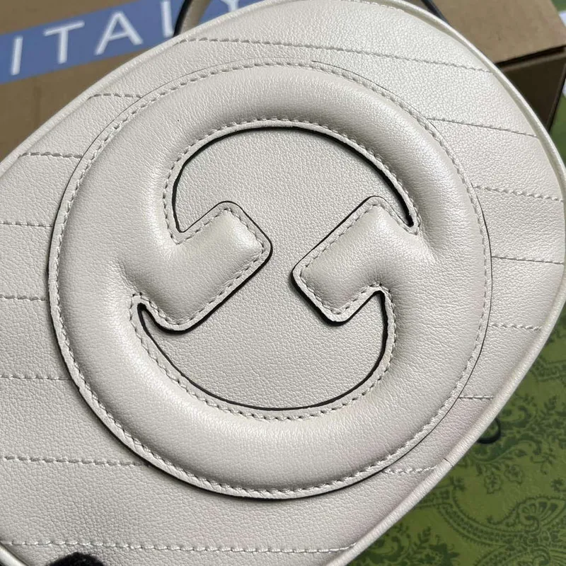 Gucci 760175 Blondie Mini Shoulder Bag White