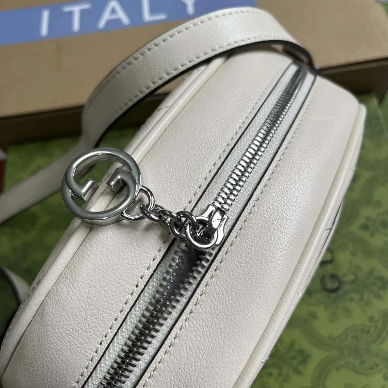 Gucci 760175 Blondie Mini Shoulder Bag White