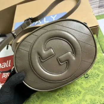 Gucci 760175 Blondie Mini Shoulder Bag Brown