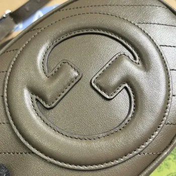 Gucci 760175 Blondie Mini Shoulder Bag Brown