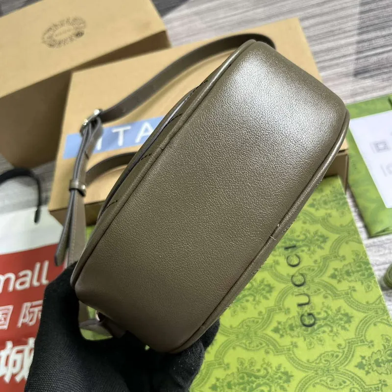 Gucci 760175 Blondie Mini Shoulder Bag Brown