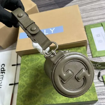 Gucci 760170 Gucci Blondie Mini Shoulder Bag Brown