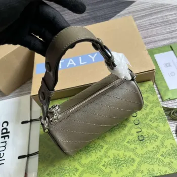 Gucci 760170 Gucci Blondie Mini Shoulder Bag Brown