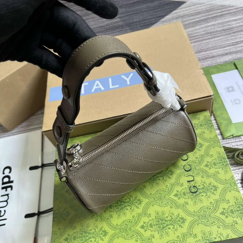 Gucci 760170 Gucci Blondie Mini Shoulder Bag Brown