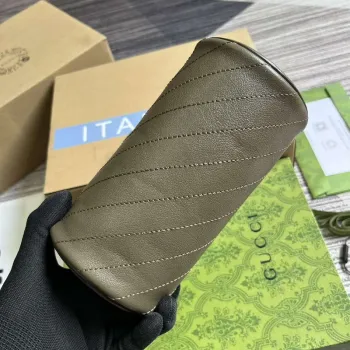 Gucci 760170 Gucci Blondie Mini Shoulder Bag Brown