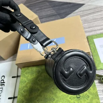 Gucci 760170 Gucci Blondie Mini Shoulder Bag Black