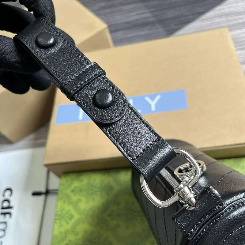 Gucci 760170 Gucci Blondie Mini Shoulder Bag Black