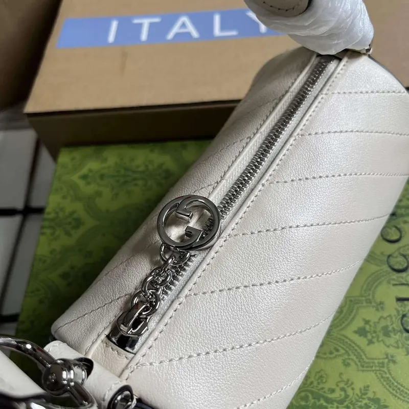 Gucci 760170 Gucci Blondie Mini Shoulder Bag White