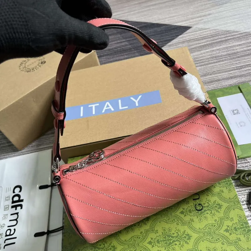 Gucci 760169 Gucci Blondie Small Shoulder Bag Pink