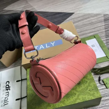 Gucci 760169 Gucci Blondie Small Shoulder Bag Pink