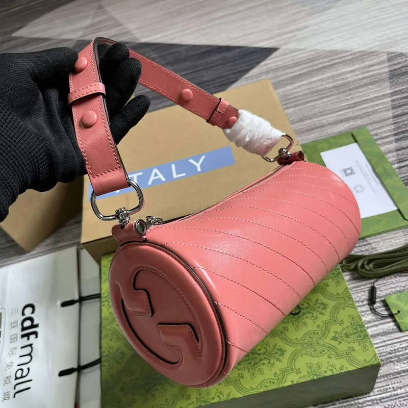 Gucci 760169 Gucci Blondie Small Shoulder Bag Pink