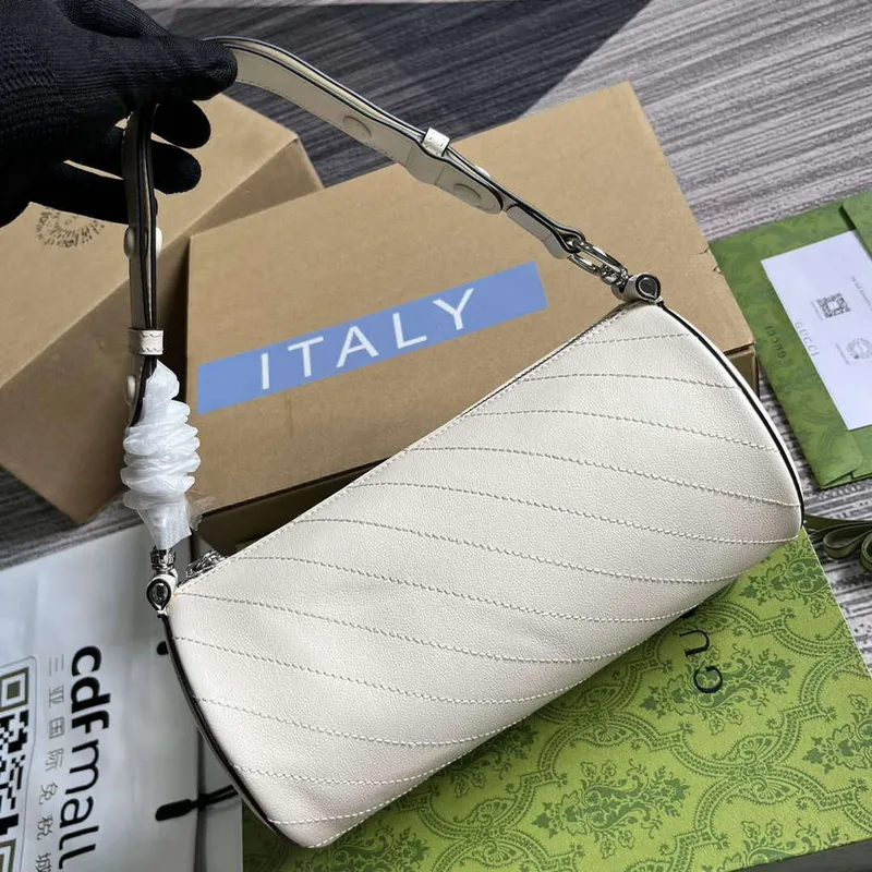 Gucci 760169 Gucci Blondie Small Shoulder Bag White
