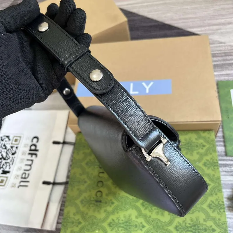 Gucci 764155 Gucci Horsebit 1955 Shoulder Bag Black