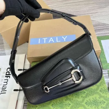 Gucci 764155 Gucci Horsebit 1955 Shoulder Bag Black