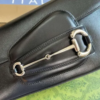 Gucci 764155 Gucci Horsebit 1955 Shoulder Bag Black