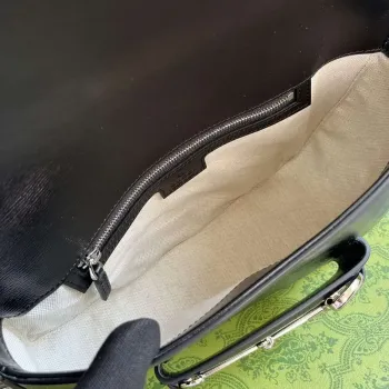 Gucci 764155 Gucci Horsebit 1955 Shoulder Bag Black