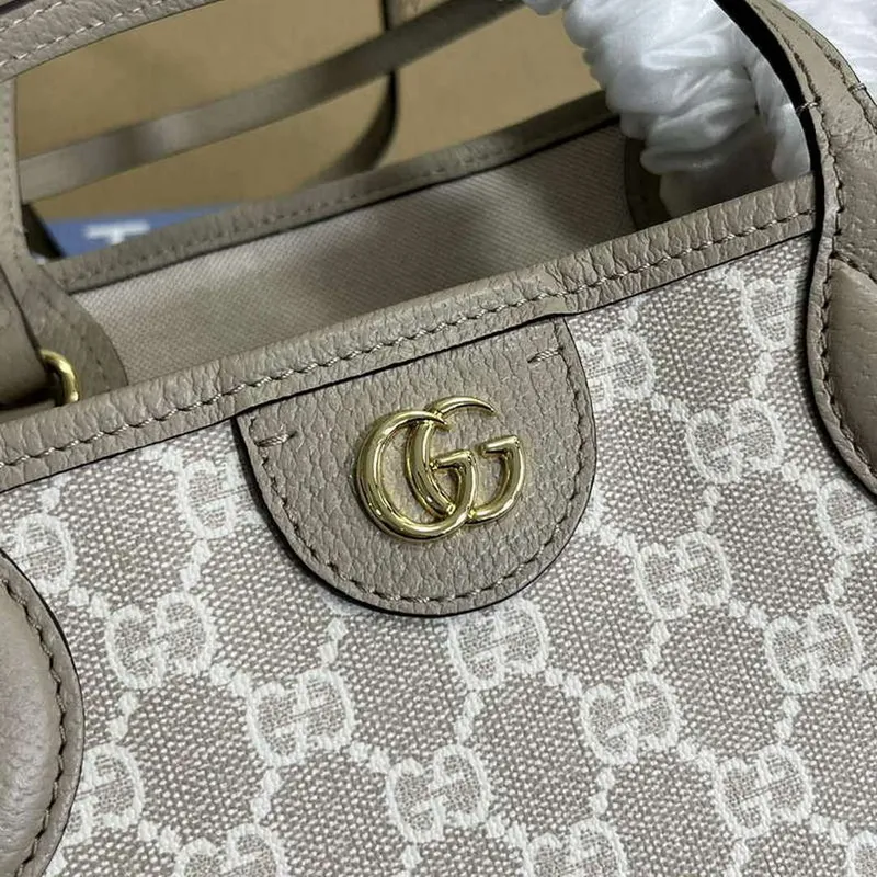 Gucci 739730 Ophidia Medium Tote Bag Oatmeal canvas