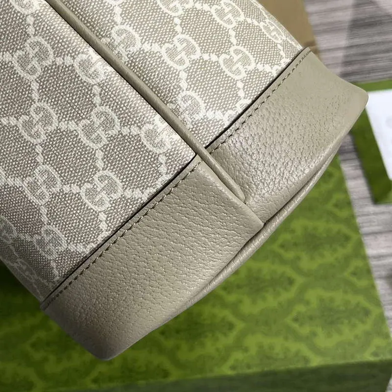 Gucci 739730 Ophidia Medium Tote Bag Oatmeal canvas