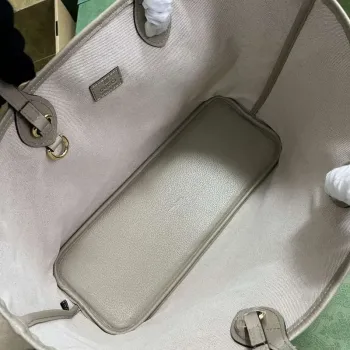 Gucci 739730 Ophidia Medium Tote Bag Oatmeal canvas