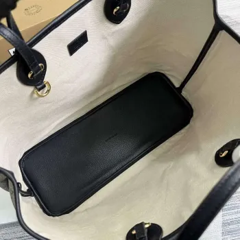 Gucci 739730 Ophidia Medium Tote Bag Dark Blue canvas