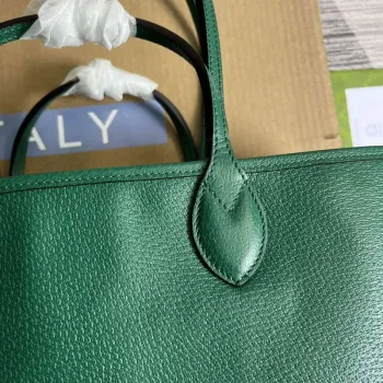 Gucci 739730 Ophidia Medium Tote Bag Green leather