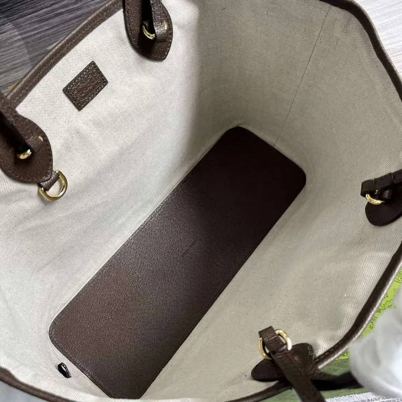 Gucci 739730 Ophidia Medium Tote Bag Brown leather