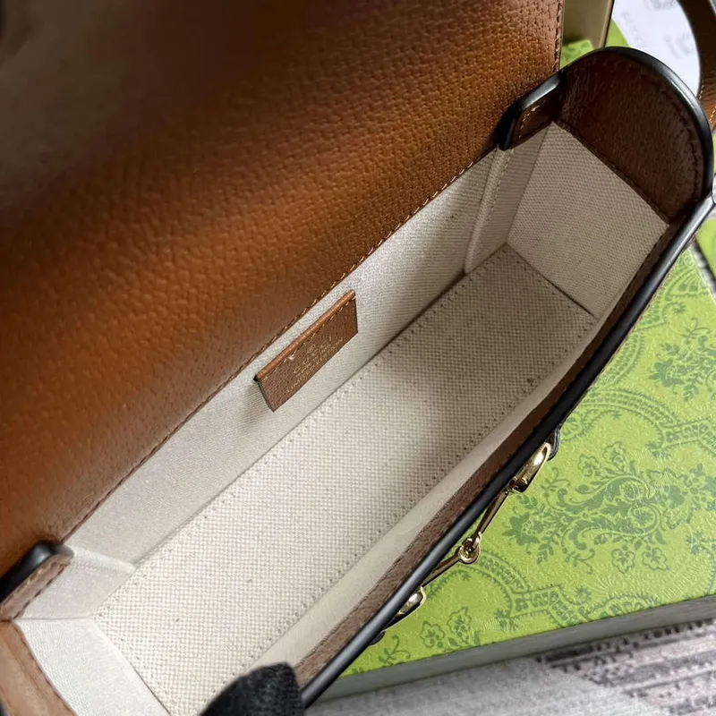 Gucci 699296 Gucci Horsebit 1955 Jumbo GG Mini Bag Blue big G