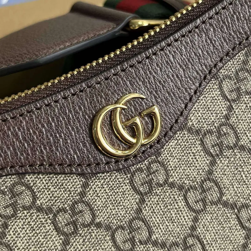 Gucci 735132 Ophidia GG Small Handbag Brown